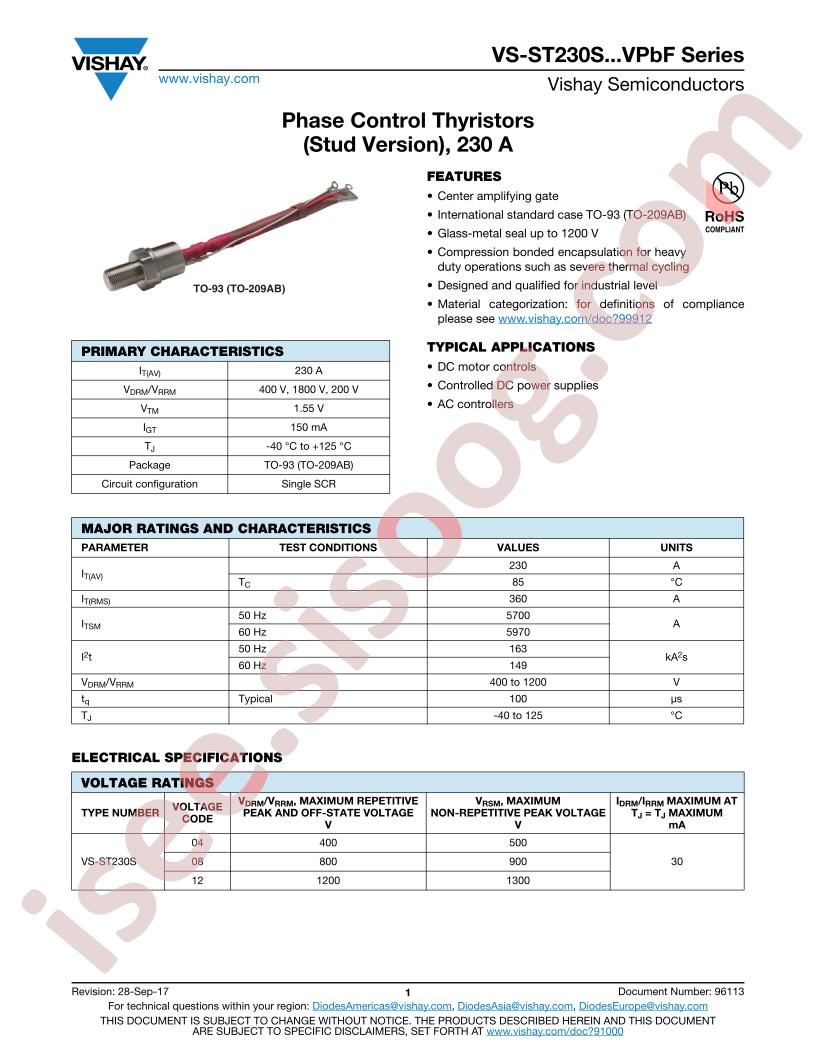 VS-ST230SVPBF
