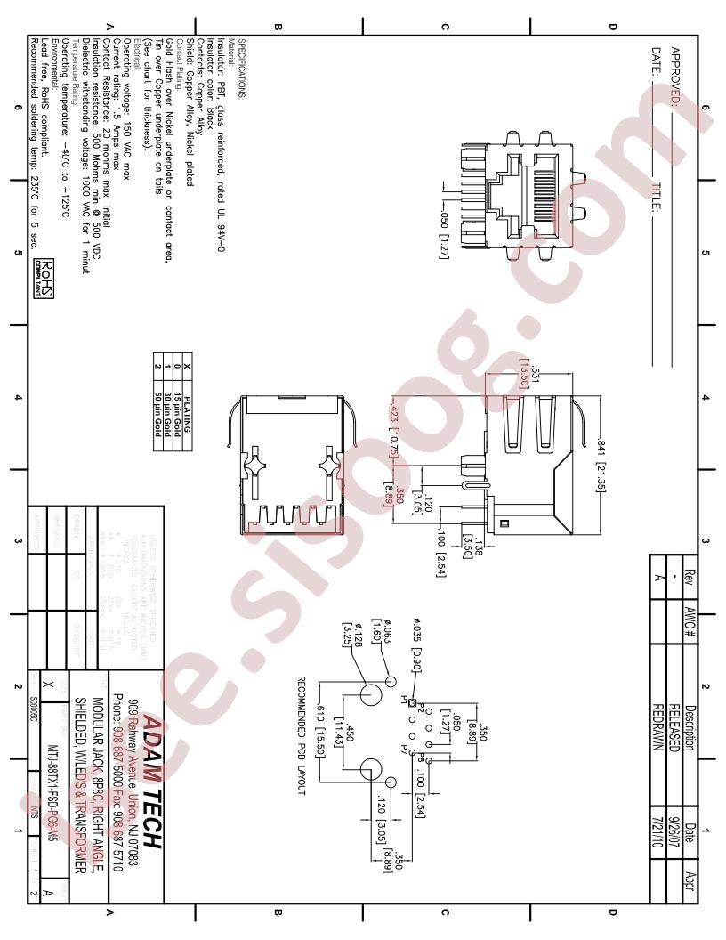 MTJ-88TX1-FSD-PG6-M5