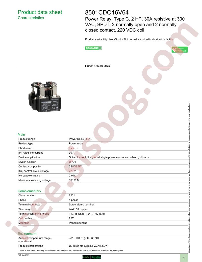 8501CDO16V64