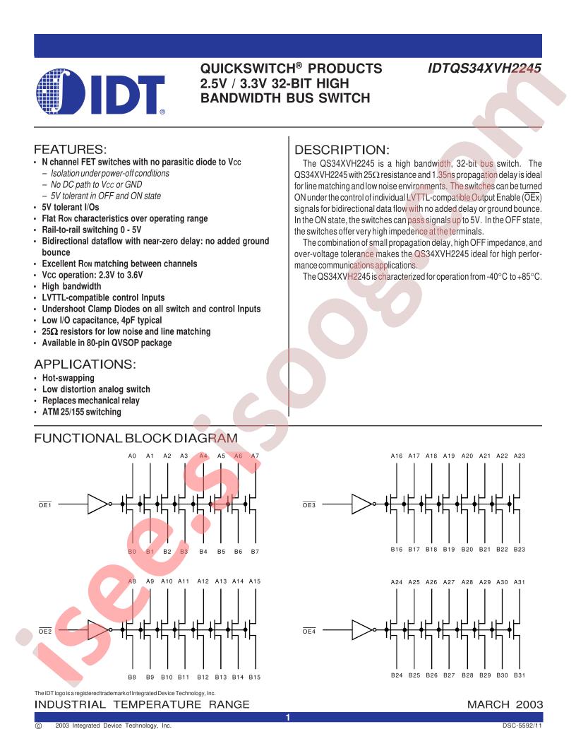 IDTQS34XVH2245Q3