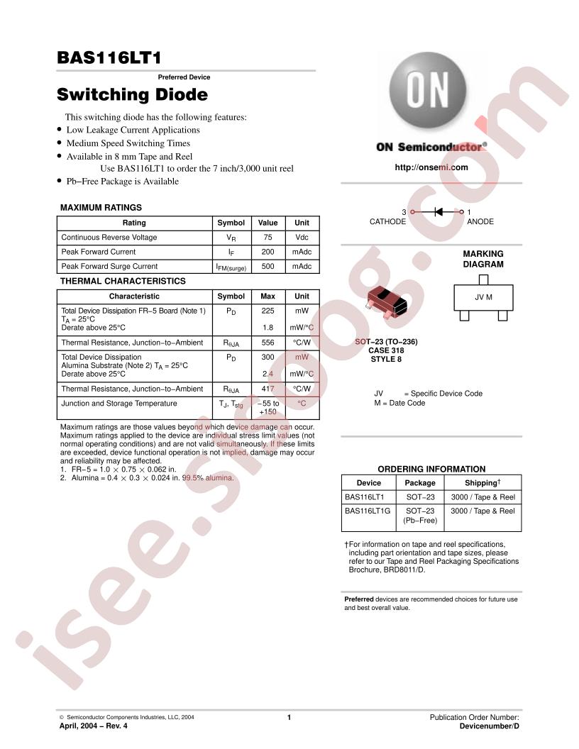 BAS116LT1