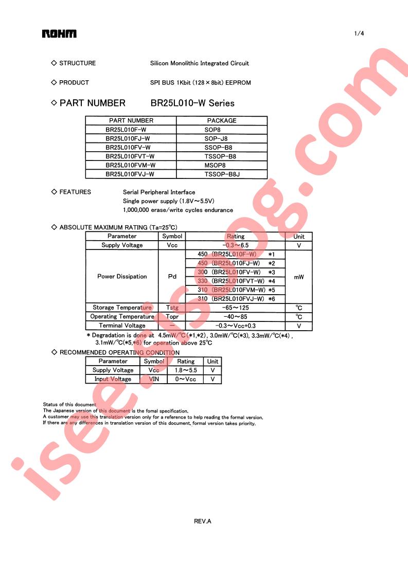 BR25L010-W