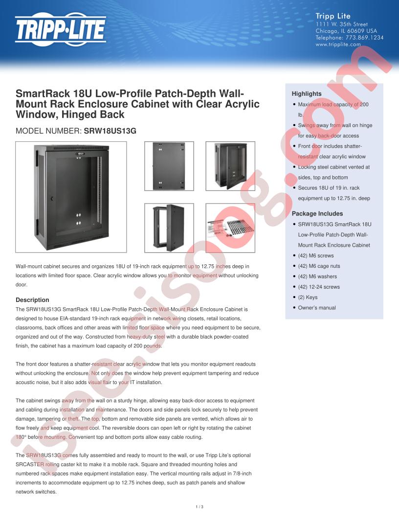 SRW18US13G