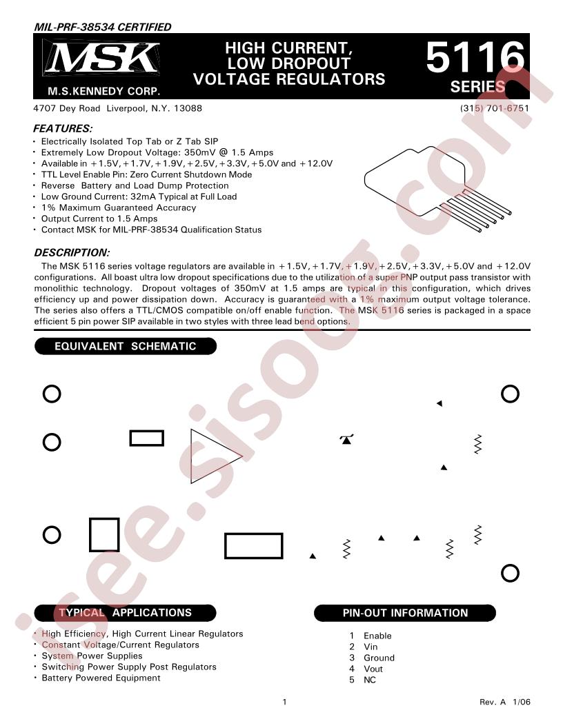 MSK5116-5.0ETD