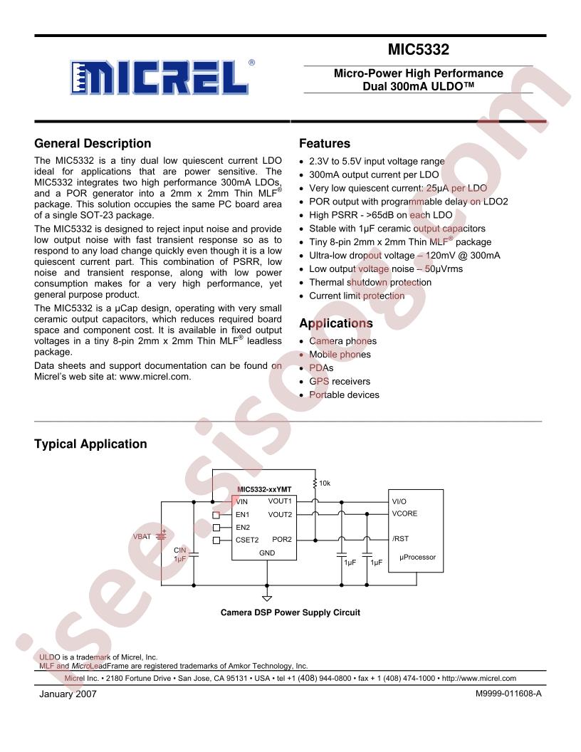 MIC5332-1.2YMT