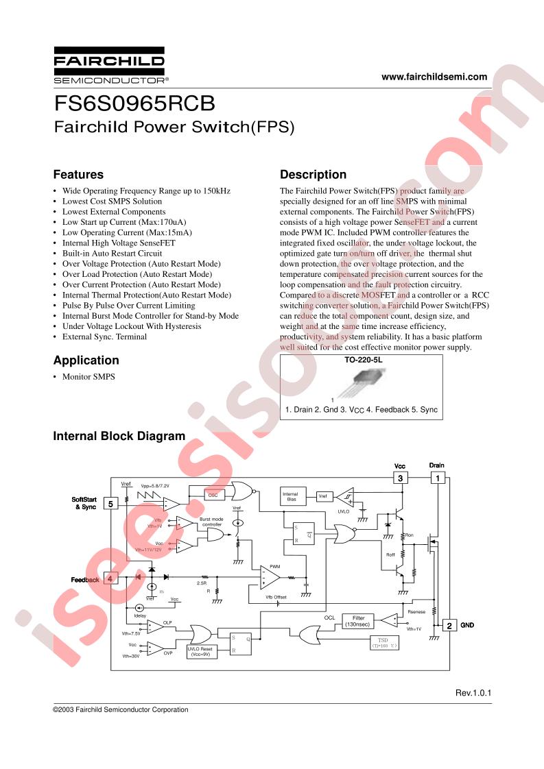 FS6S0965RCB