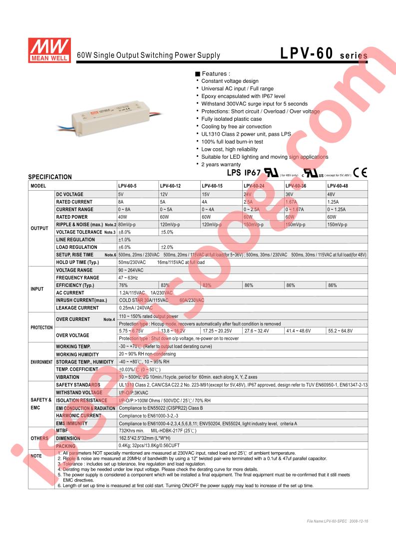 LPV-60-12