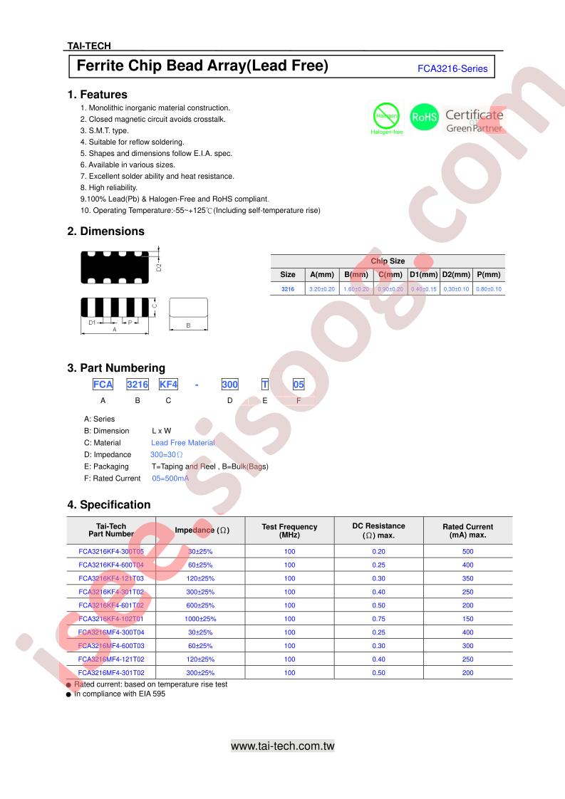 FCA3216KF4-301T02