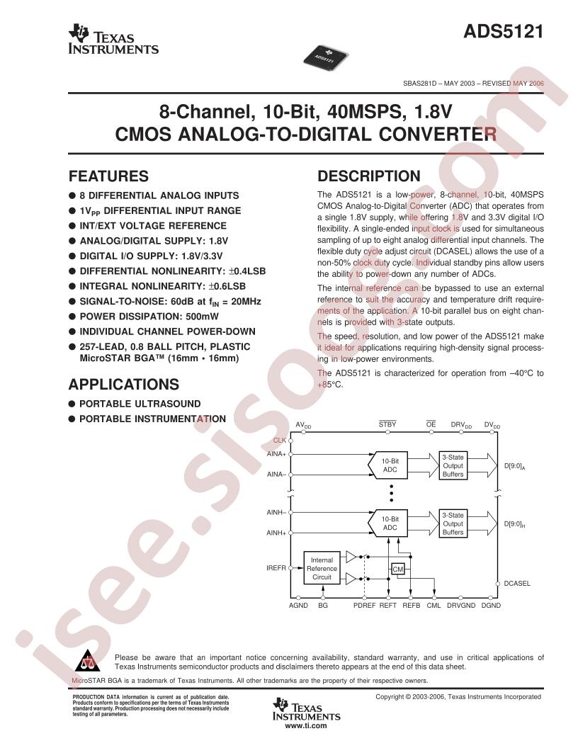 ADS5121