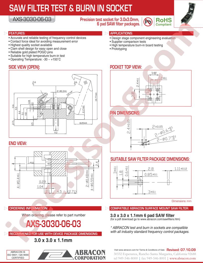 AXS-3030-06-03