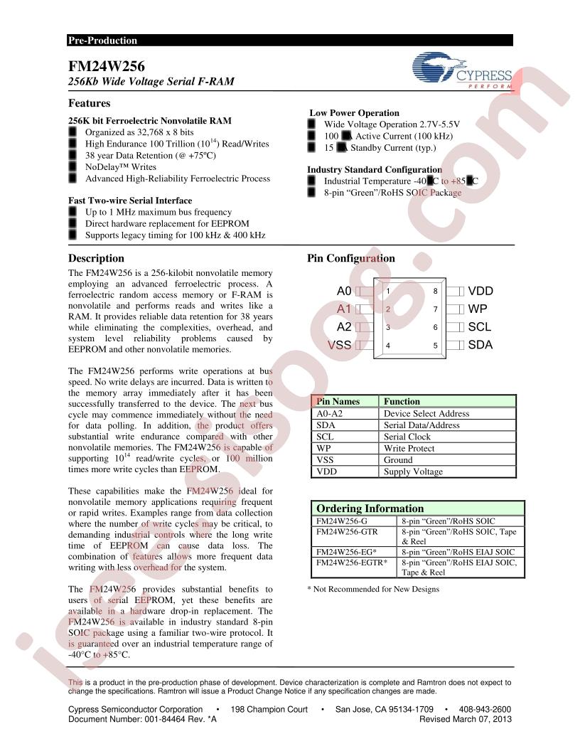 FM24W256-EGTR