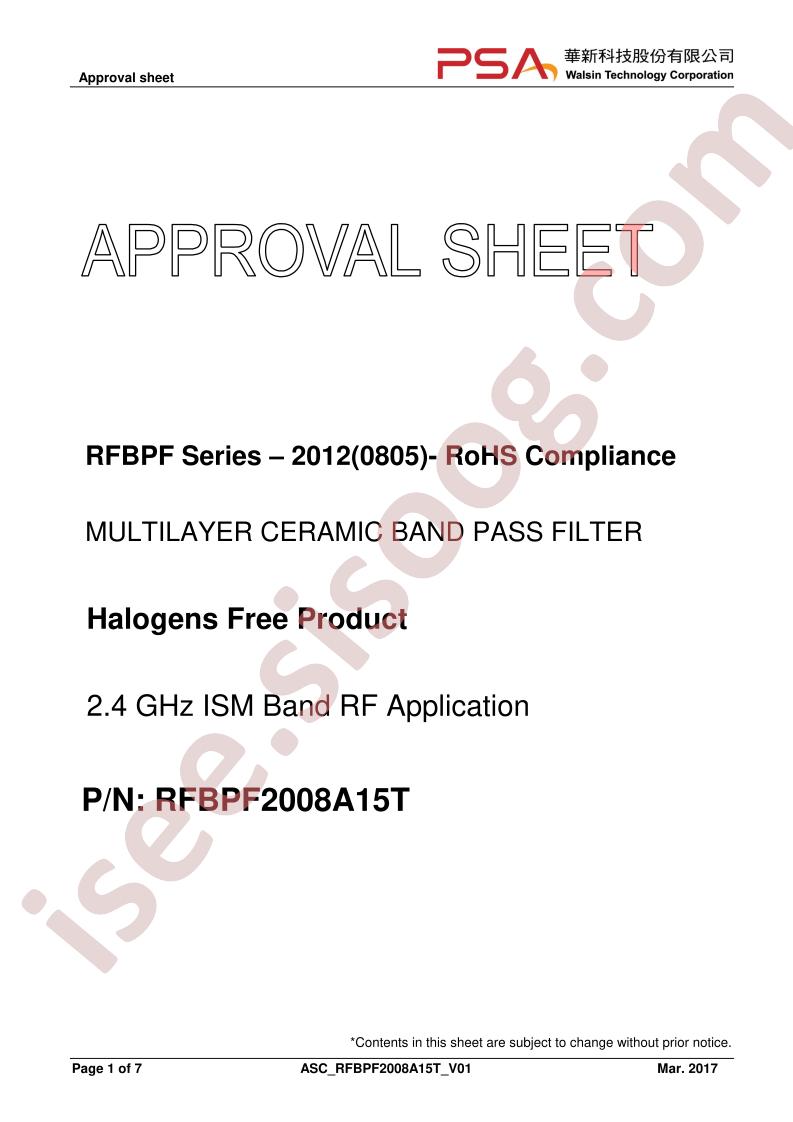 RFBPF2008A15T