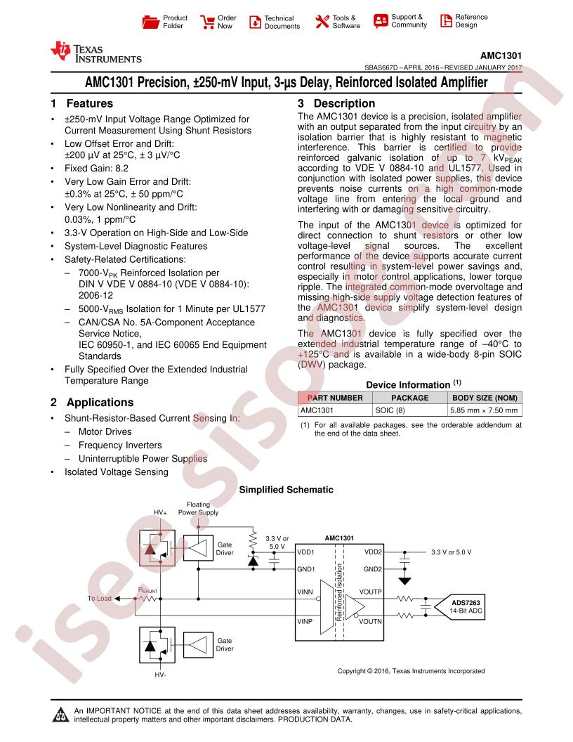 AMC1301DWV