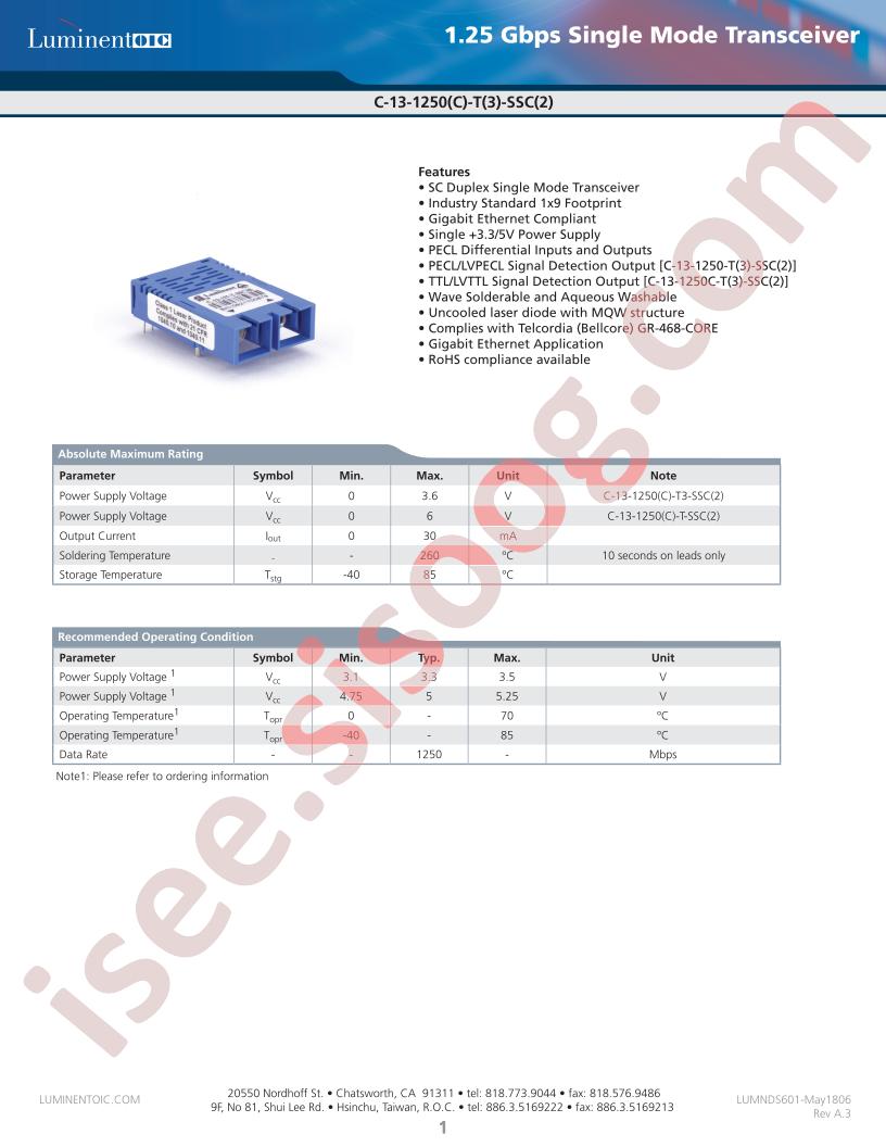 B-13-1250C-T3-SSC2EG5