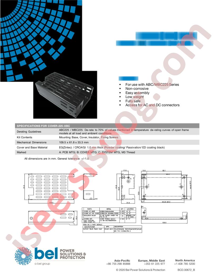 COVER-225-XBC