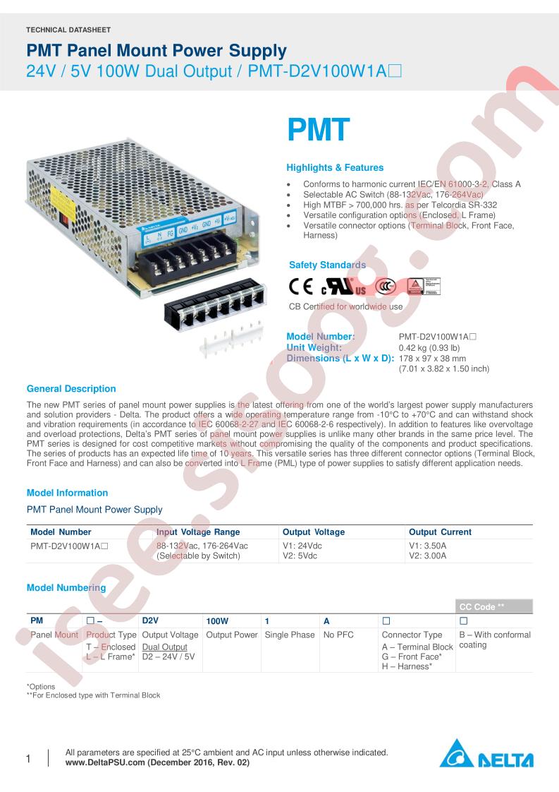 PMT-D2V100W1AX