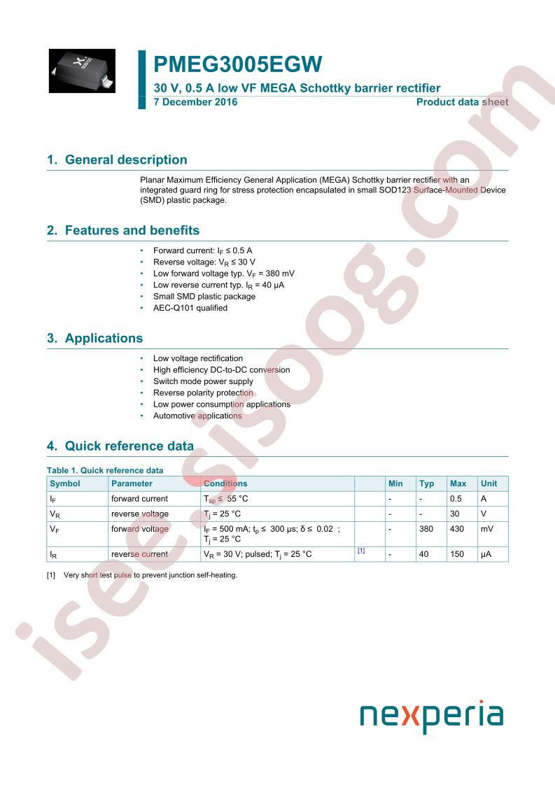 PMEG3005EGW