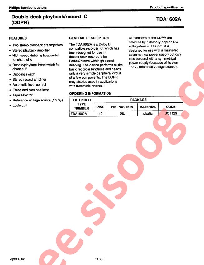 TDA1602A
