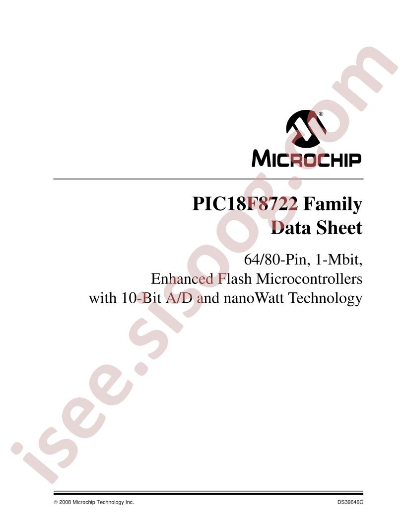 PIC18F8722EPTSQTP