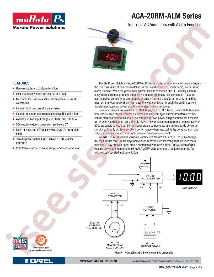 ACA-20RM-4-AC3-RL-ALM-C