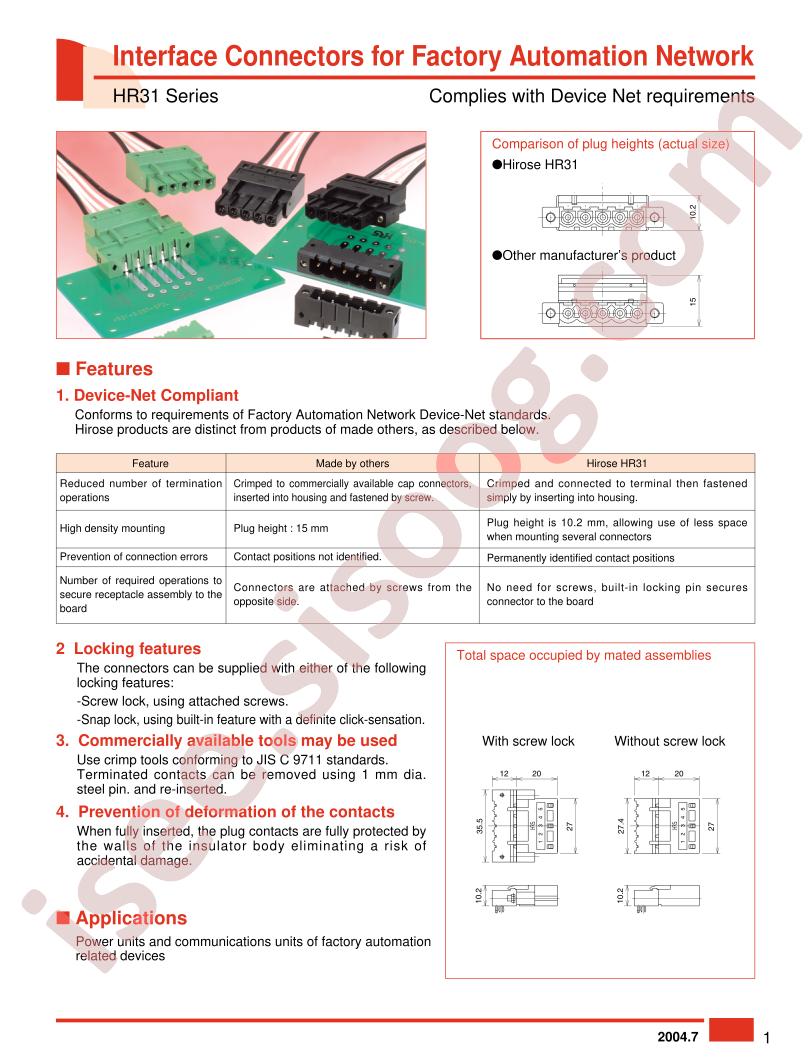 HR31-5.08P-5PC