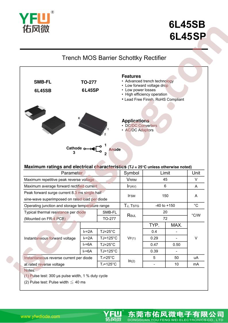 6L45SB-SMBF-TO277