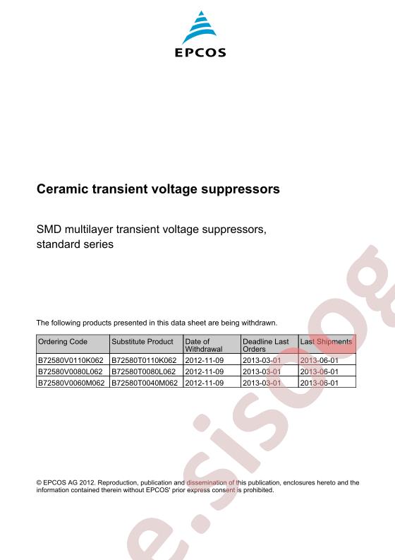 B72580V0110K062