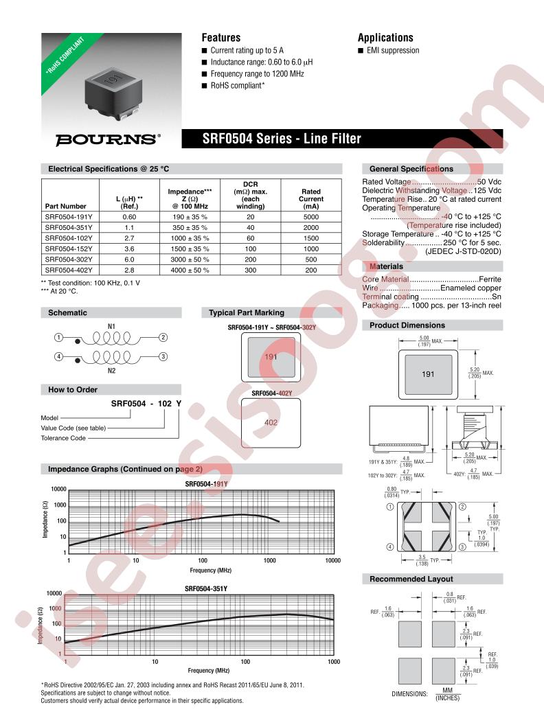 SRF0504-152Y