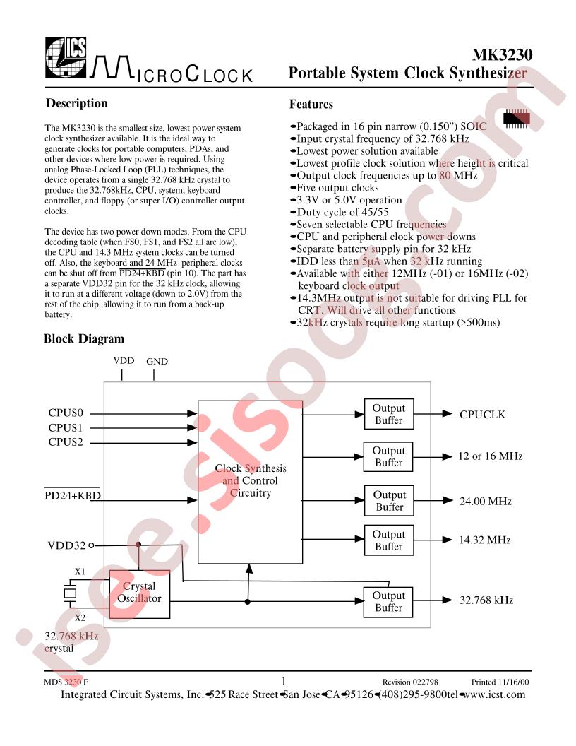 MK3230-02STR