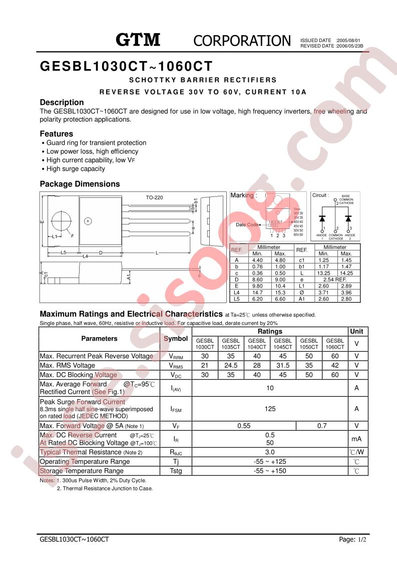 GESBL1030-1060CT