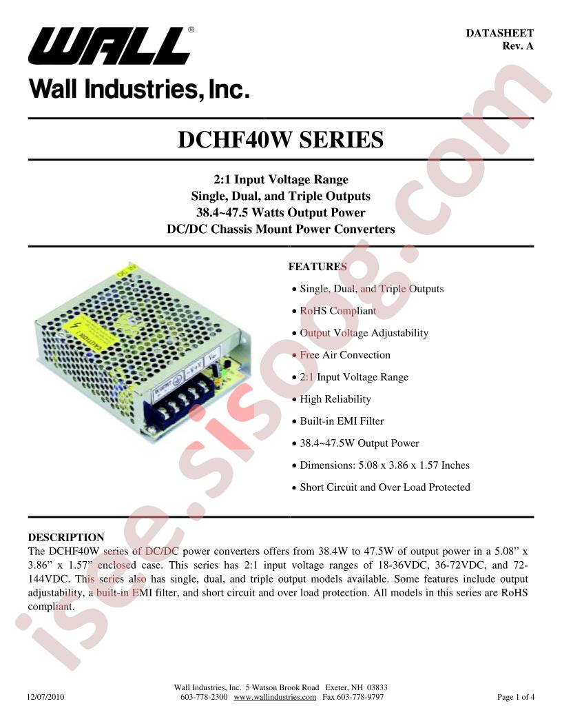 DCHF40W