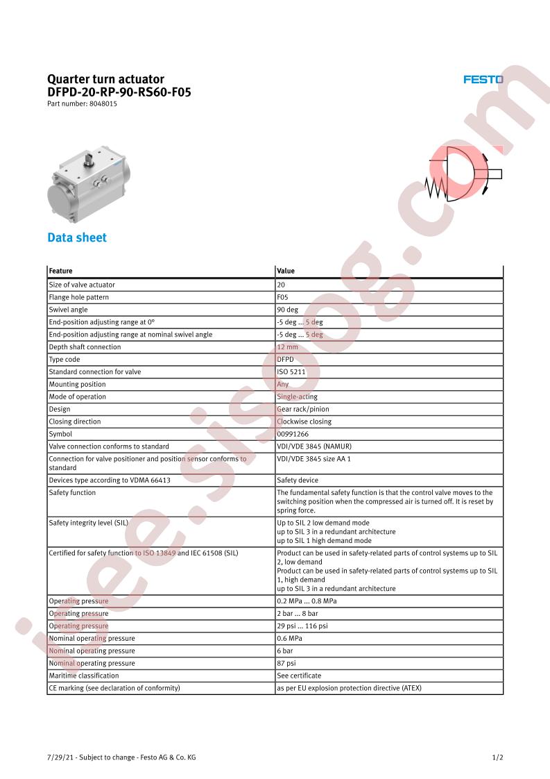 DFPD-20-RP-90-RS60-F05