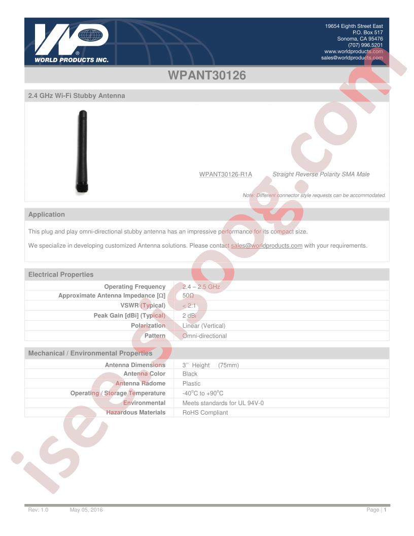 WPANT30126