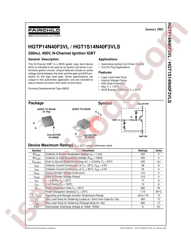 HGTP14N40F3VL