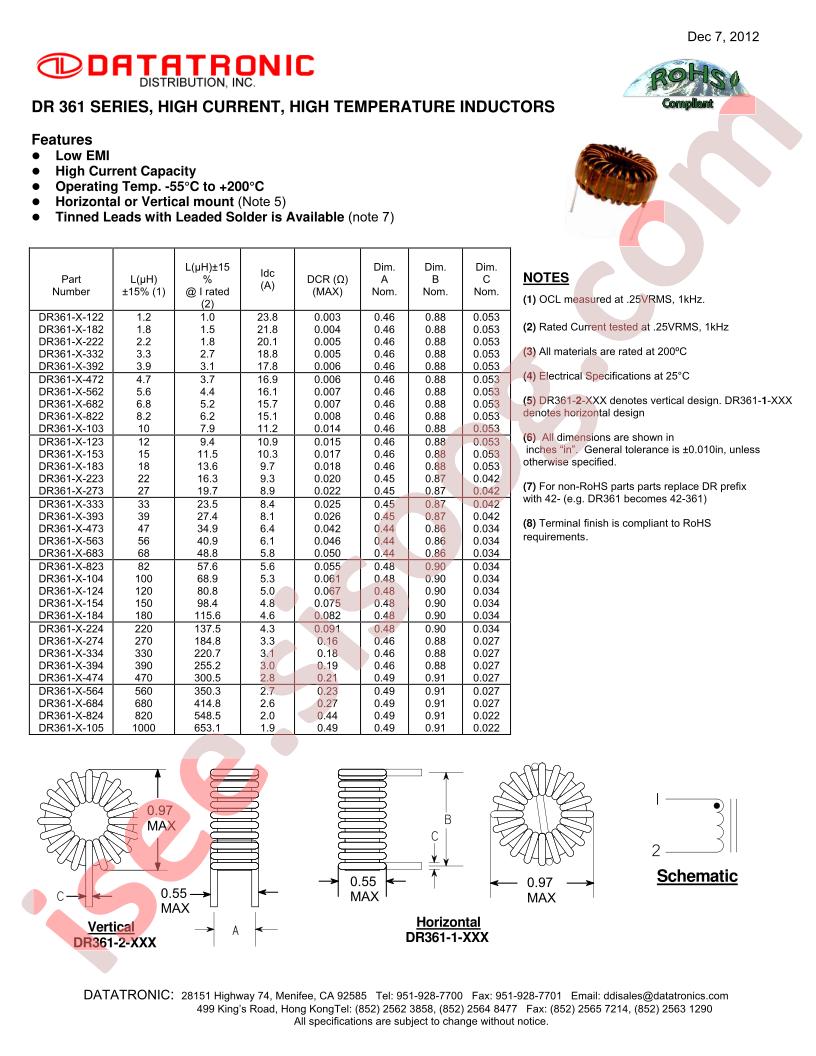 DR361-X-105