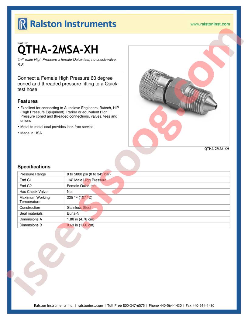 QTHA-2MSA-XH