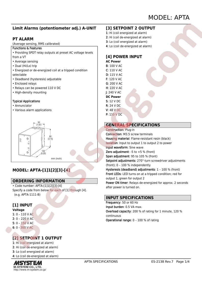 APTA-122-J