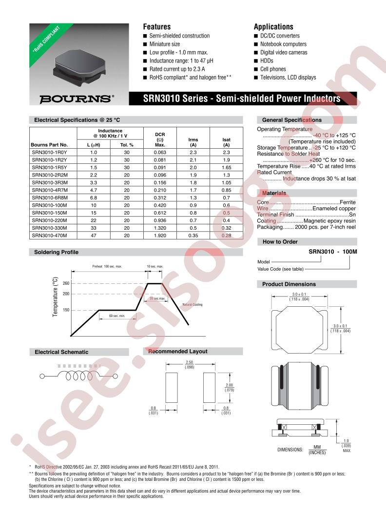 SRN3010-1R2Y