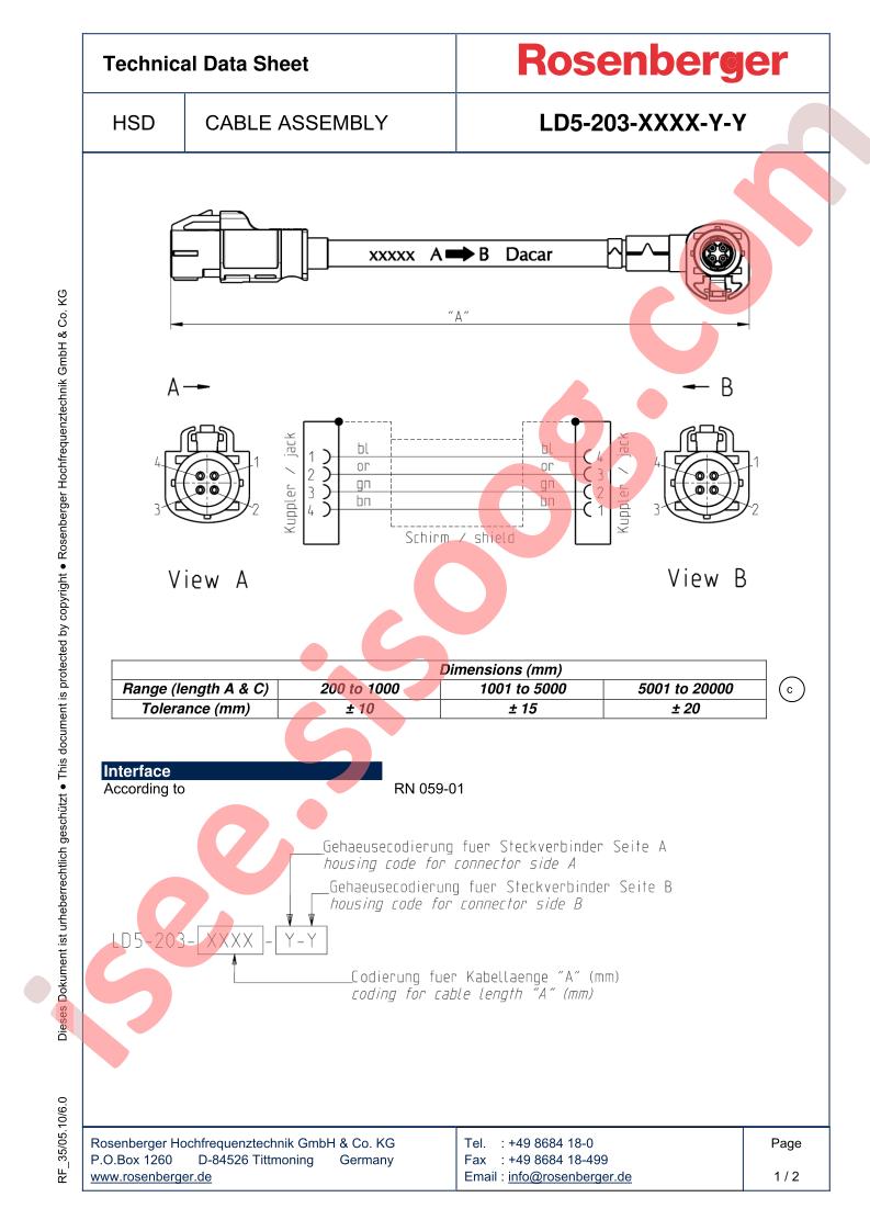 LD5-203-XXXX-Y-Y