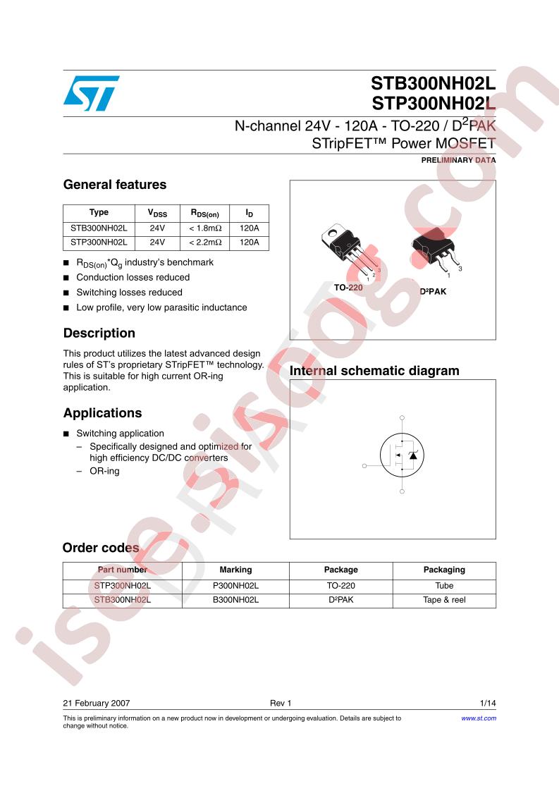 STP300NH02L