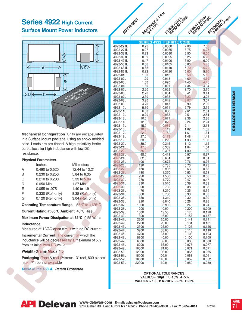 4922-52L