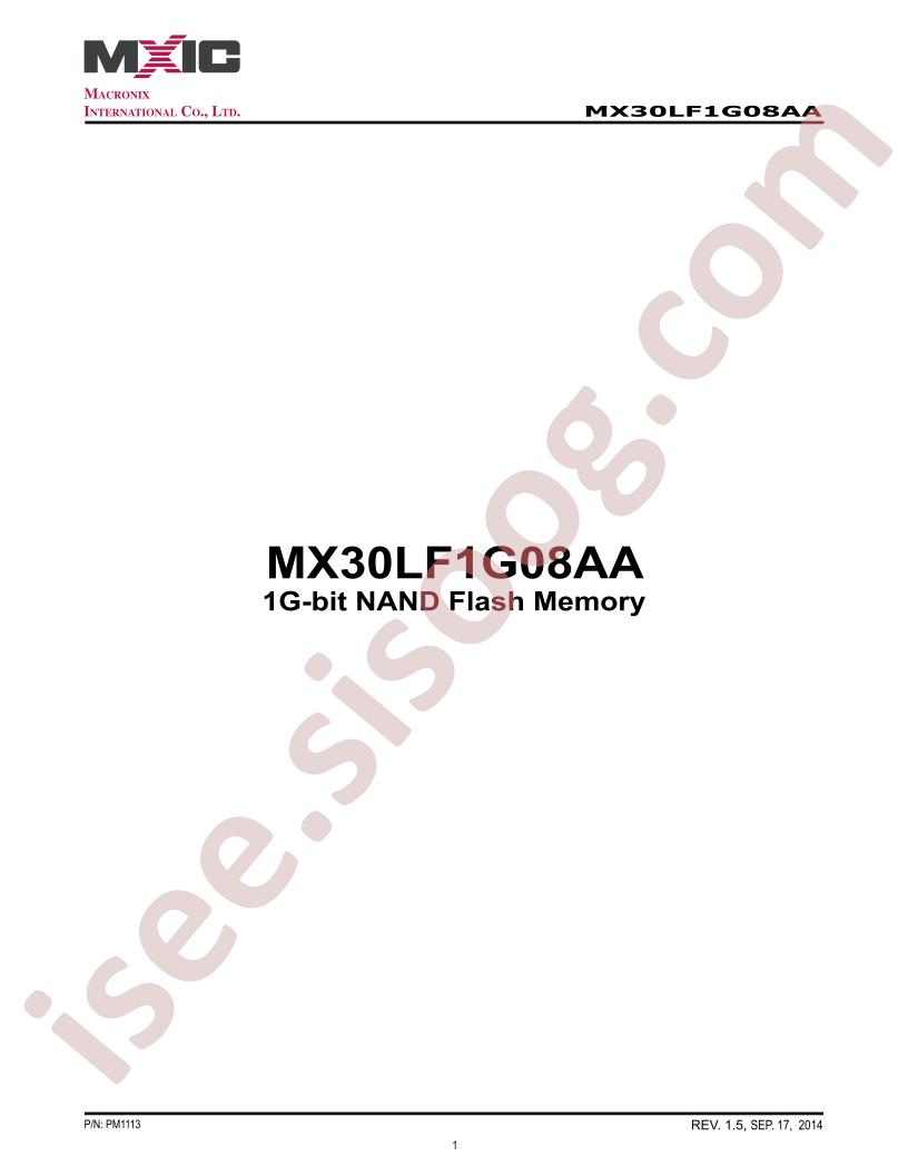 MX30LF1G08AA-XKI