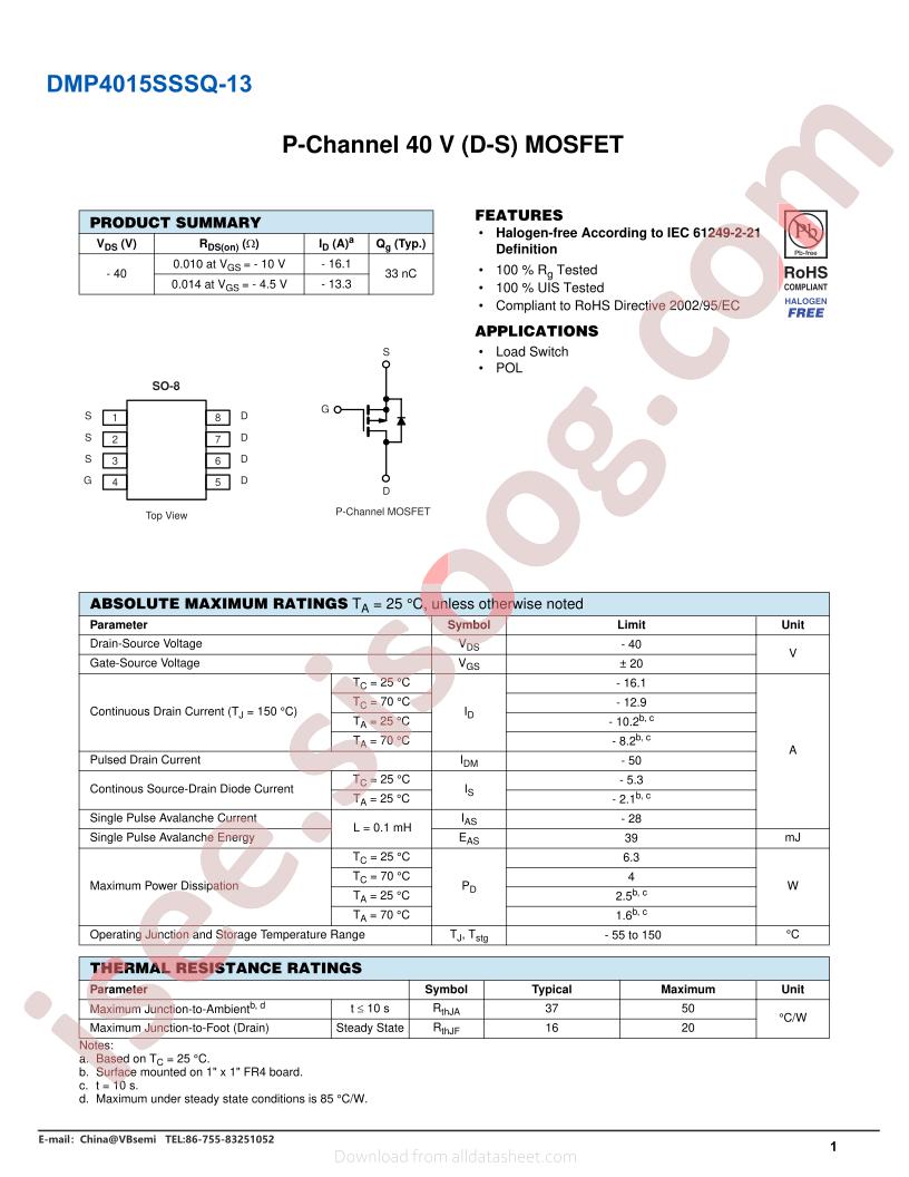 DMP4015SSSQ-13