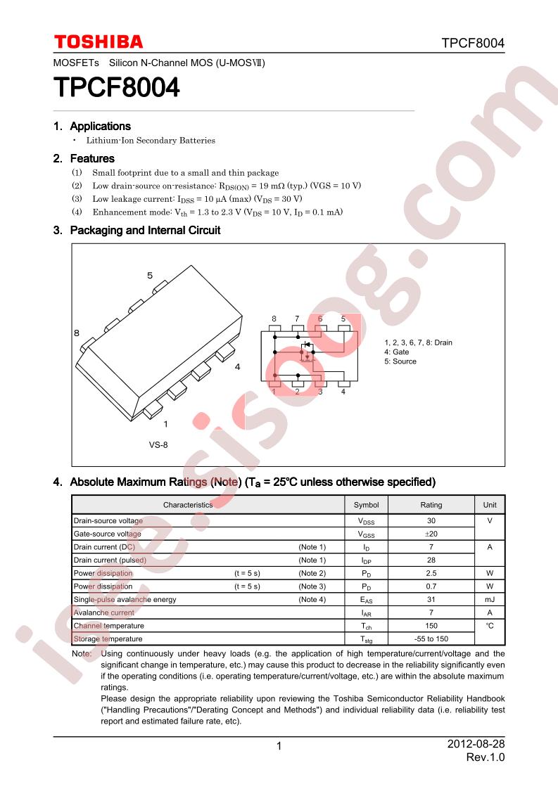 TPCF8004