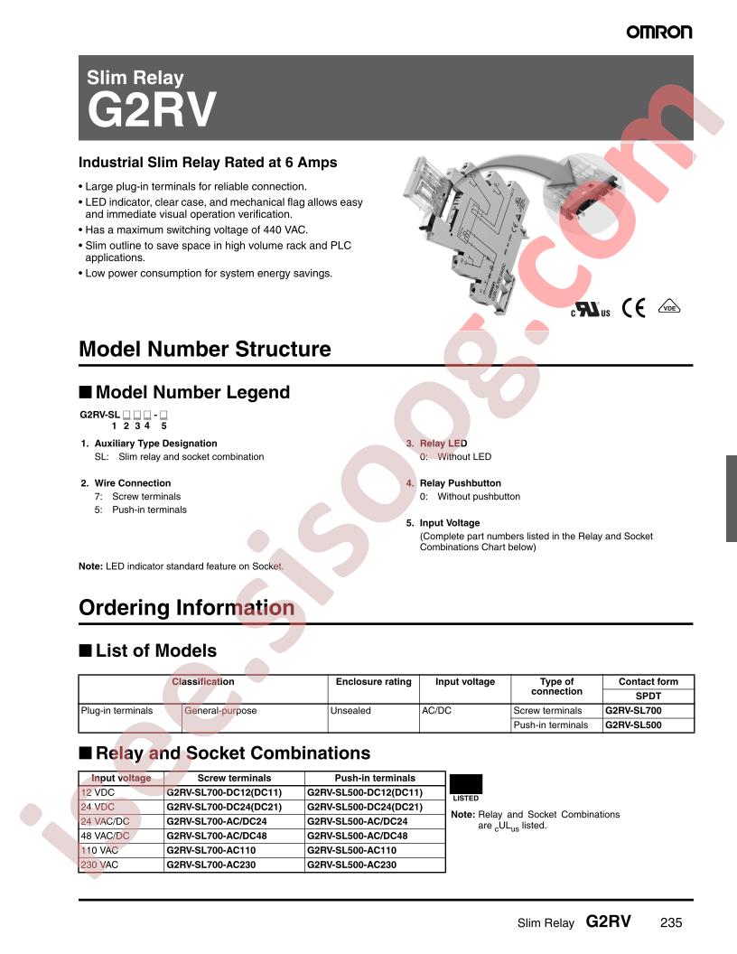 G2RV-SL500-DC12