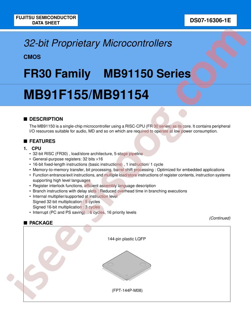 MB91154PFV-G