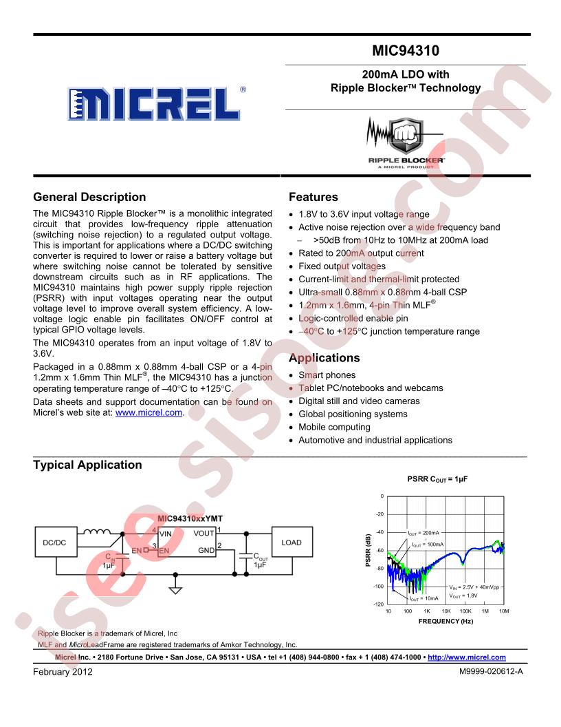 MIC94310-4YMT