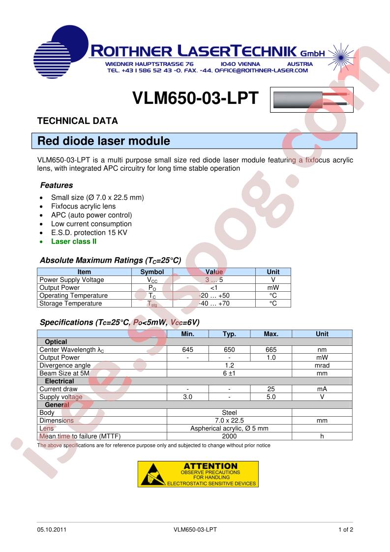VLM650-03-LPT