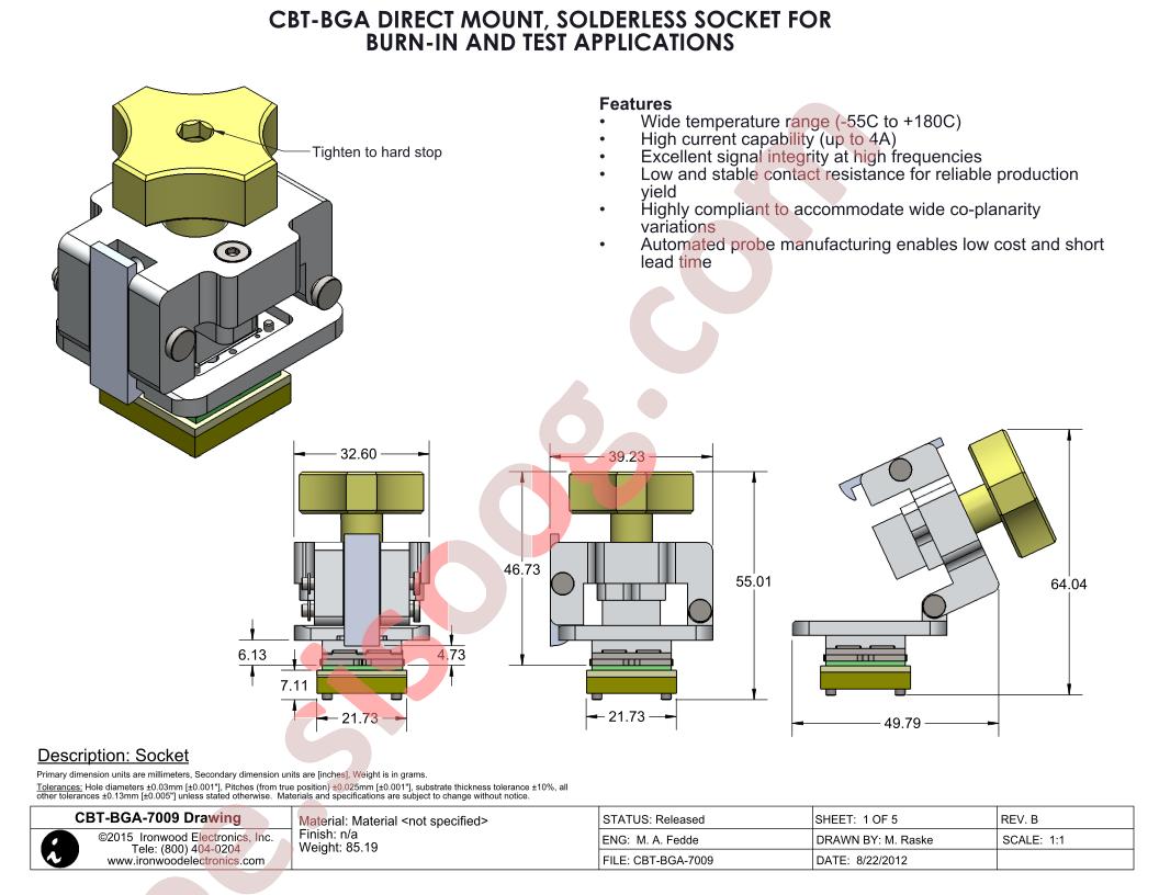 CBT-BGA-7009