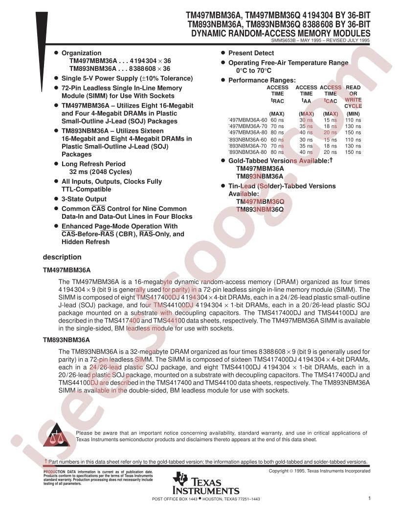 TM497MBM36A